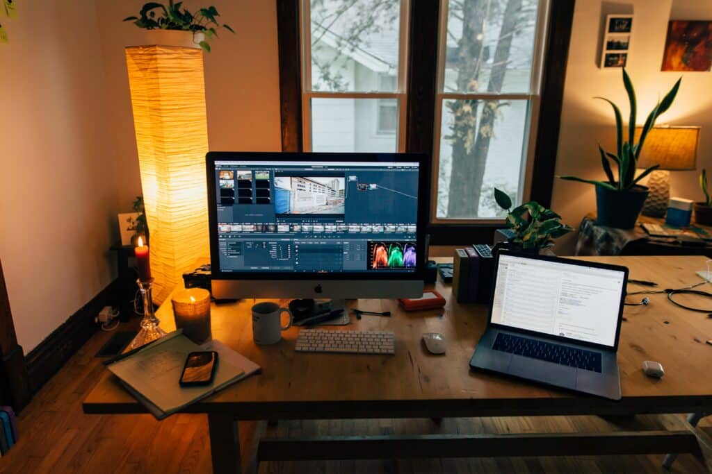 Video editing setup