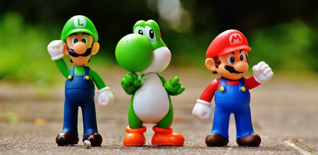 3D Mario characters design